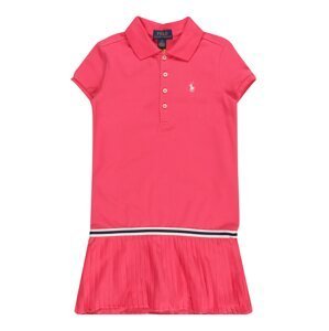 Polo Ralph Lauren Šaty  pink / bílá / černá