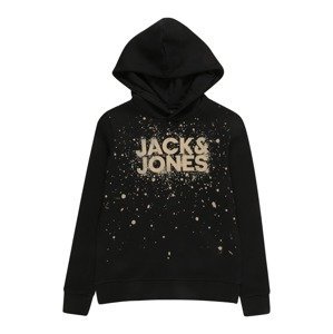 Jack & Jones Junior Mikina 'NEW SPLASH'  černá / tělová