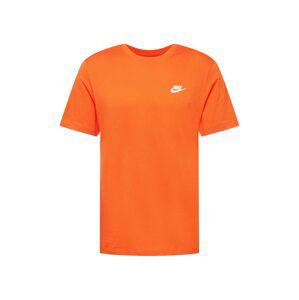 Nike Sportswear Tričko  oranžová / bílá