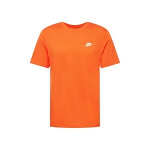 Nike Sportswear Tričko  oranžová / bílá