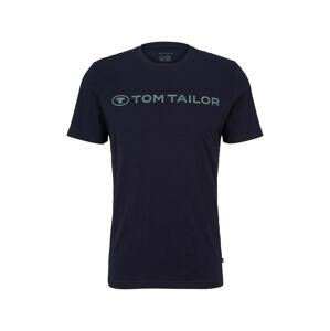 TOM TAILOR Tričko  tyrkysová / noční modrá