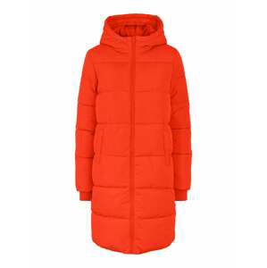 PIECES Zimní kabát 'Bee'  oranžově červená
