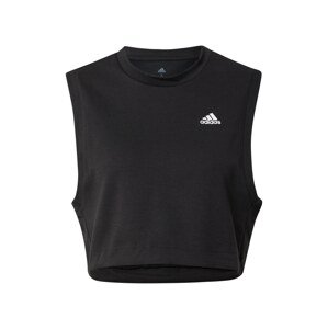 ADIDAS SPORTSWEAR Sportovní top  černá / bílá