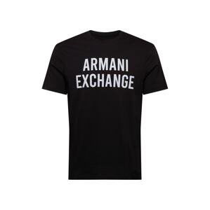 ARMANI EXCHANGE Tričko  světle šedá / černá