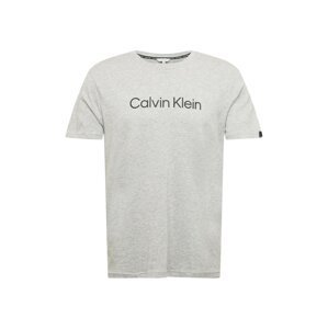 Calvin Klein Swimwear Tričko  šedá / černá