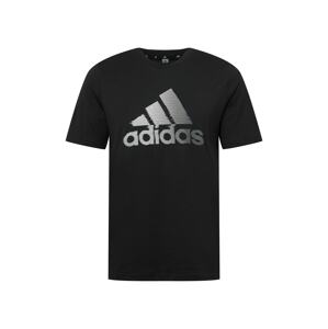 ADIDAS PERFORMANCE Funkční tričko  černá / šedá / bílá