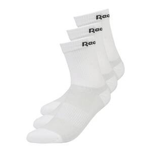 Reebok Sport Sportovní ponožky  bílá / černá