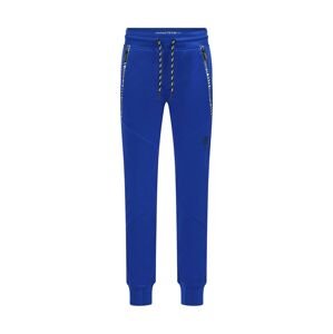 WE Fashion Kalhoty  kobaltová modř / černá / bílá
