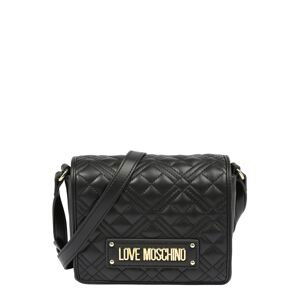 Love Moschino Taška přes rameno  černá / zlatá