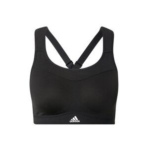 ADIDAS PERFORMANCE Sportovní podprsenka 'Alpha'  černá / bílá