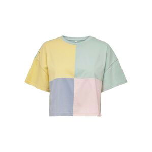 ONLY Tričko 'Julie'  fialkově modrá / pink / žlutá / zelená