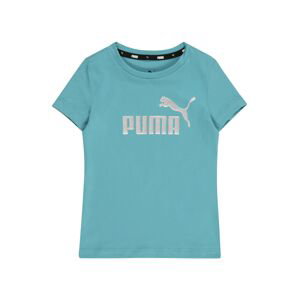 PUMA Funkční tričko  stříbrná / modrá