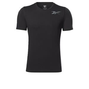 Reebok Sport Funkční tričko  šedá / černá
