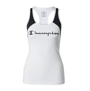 Champion Authentic Athletic Apparel Sportovní top  bílá / černá