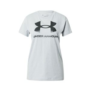 UNDER ARMOUR Funkční tričko  šedý melír / černá