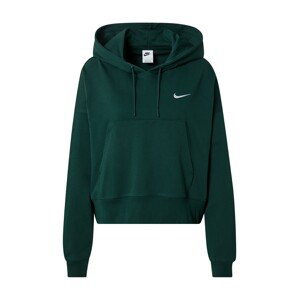 Nike Sportswear Mikina  tmavě zelená / bílá