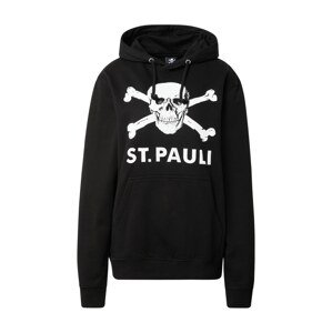 FC St. Pauli Mikina  černá / bílá