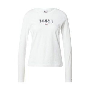 Tommy Jeans Tričko  bílá / černá