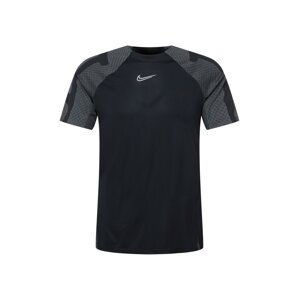 NIKE Funkční tričko  šedá / černá / bílá