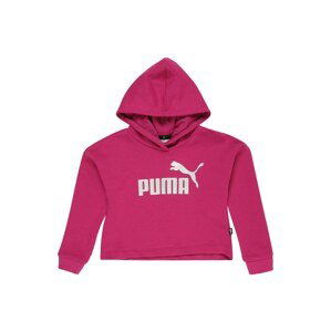 PUMA Mikina  fuchsiová / stříbrná