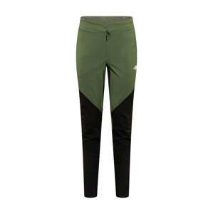 THE NORTH FACE Outdoorové kalhoty 'Stour Alpin'  černá / zelená / šedá / bílá