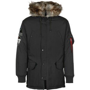 ALPHA INDUSTRIES Zimní bunda 'Arctic Discoverer'  černá