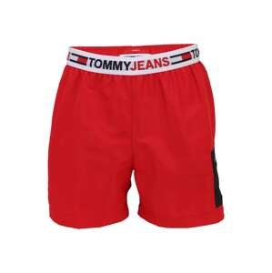 Tommy Hilfiger Underwear Plavecké šortky  červená / bílá / námořnická modř