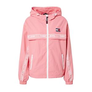 Tommy Jeans Přechodná bunda 'CHICAGO'  pink / bílá / námořnická modř / červená