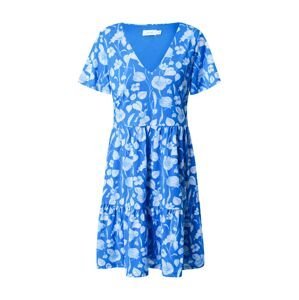 VILA Letní šaty 'NATALIE'  nebeská modř / bílá