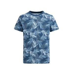 WE Fashion T-Shirt  modrá / bílá / světlemodrá