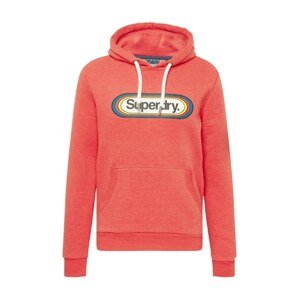 Superdry Mikina  marine modrá / žlutá / červený melír / bílá