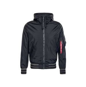 ALPHA INDUSTRIES Přechodná bunda  šedá / červená / černá