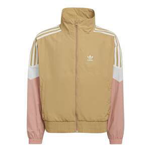 ADIDAS ORIGINALS Přechodná bunda  béžová / světle růžová / bílá