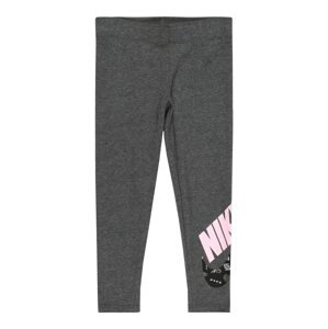 Nike Sportswear Legíny  šedá / černá / pink