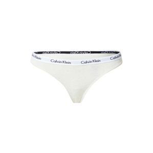 Calvin Klein Underwear Tanga 'Carousel'  světle béžová / černá