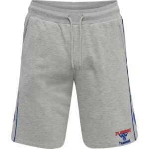 Hummel Shorts 'Durban'  šedý melír / modrá / červená