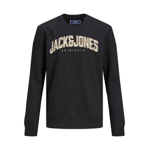 Jack & Jones Junior Mikina  béžová / světle béžová / černá