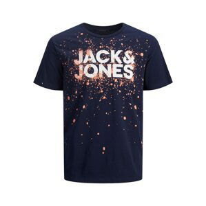 Jack & Jones Junior Tričko  námořnická modř / bílá / meruňková