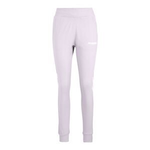 Hummel Sportovní kalhoty  fialová / bílá