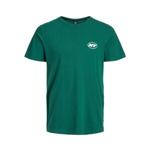 JACK & JONES Tričko 'NFL Club'  zelená / bílá