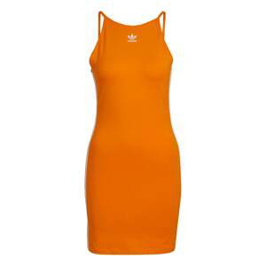 ADIDAS ORIGINALS Letní šaty  oranžová / bílá