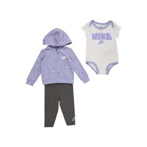 Nike Sportswear Sada  tmavě šedá / světle fialová / přírodní bílá