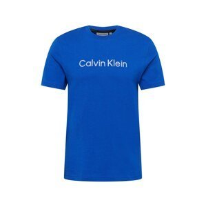 Calvin Klein Tričko  královská modrá / bílá