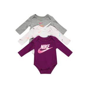 Nike Sportswear Dupačky/body  šedý melír / bobule / mix barev / bílá