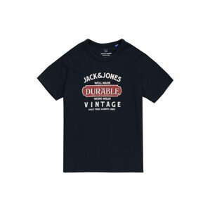 Jack & Jones Junior Tričko  béžová / marine modrá / červená / černá / bílá