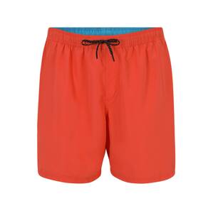 Jack & Jones Plus Plavecké šortky 'CRETE'  oranžově červená / modrá