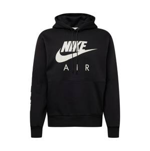 Nike Sportswear Mikina  černá / bílá