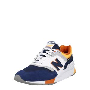 new balance Tenisky  bílá / marine modrá / žlutá / šedá