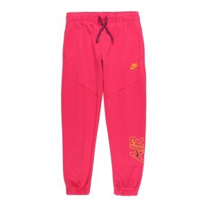 Nike Sportswear Kalhoty  pink / burgundská červeň / šafrán / zlatě žlutá