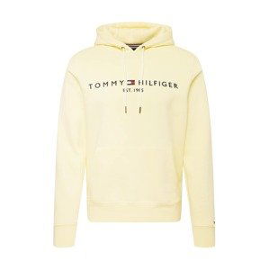 TOMMY HILFIGER Mikina  tmavě modrá / světle žlutá / červená / bílá